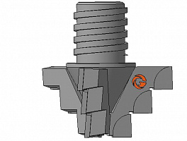 Долото шнековое лопастное Д3ЛП-65.25.Сп.19 фото