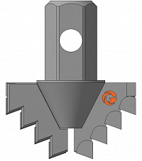 Долото шнековое лопастное Д2ЛК-198.89.Ш55 фото