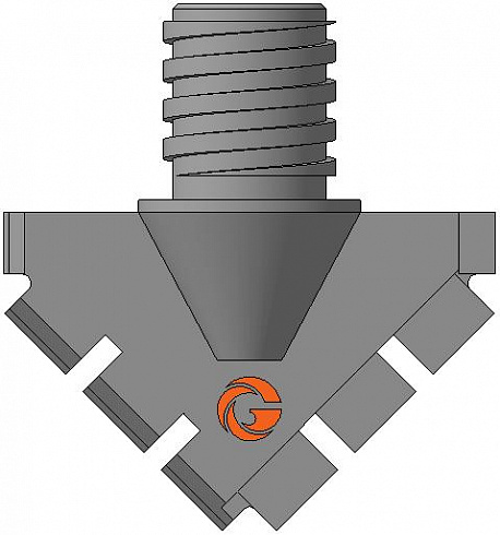 Долото шнековое лопастное ДП-112.57.Сп.28 фото