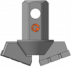 Долото шнековое лопастное ДЛЛ-76.36.Ш22