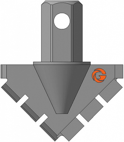 Долото шнековое лопастное ДП-76.36.Ш22 фото