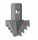 Долото шнековое лопастное Д3ЛК-65.25.Ш17